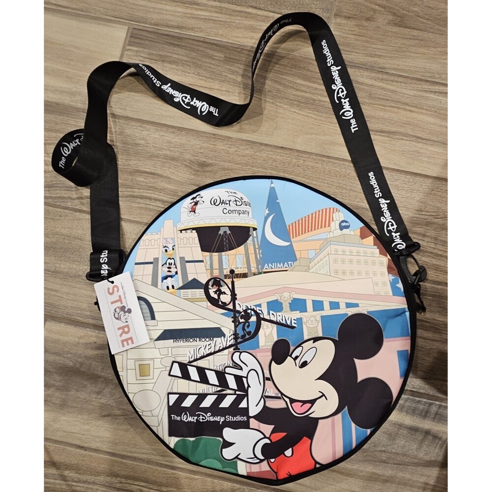 The Walt Disney Company Store Mickey Mouse Tote Bag 15" Diameter Exclusive d23
